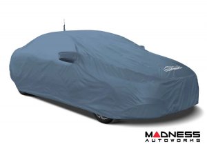 Volkswagen ID. Buzz Custom Fit Vehicle Cover - Stormproof - Blue + Rear Passenger Charger Port Flap